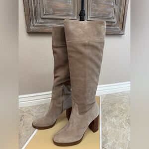 Michael Kors Regina Suede Boots Size 7.5